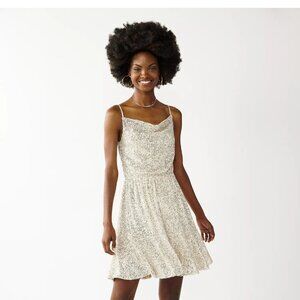 Sparkly! Medium Silver Sequin Slip Dress, Disco Inspired, perfect for NYE!